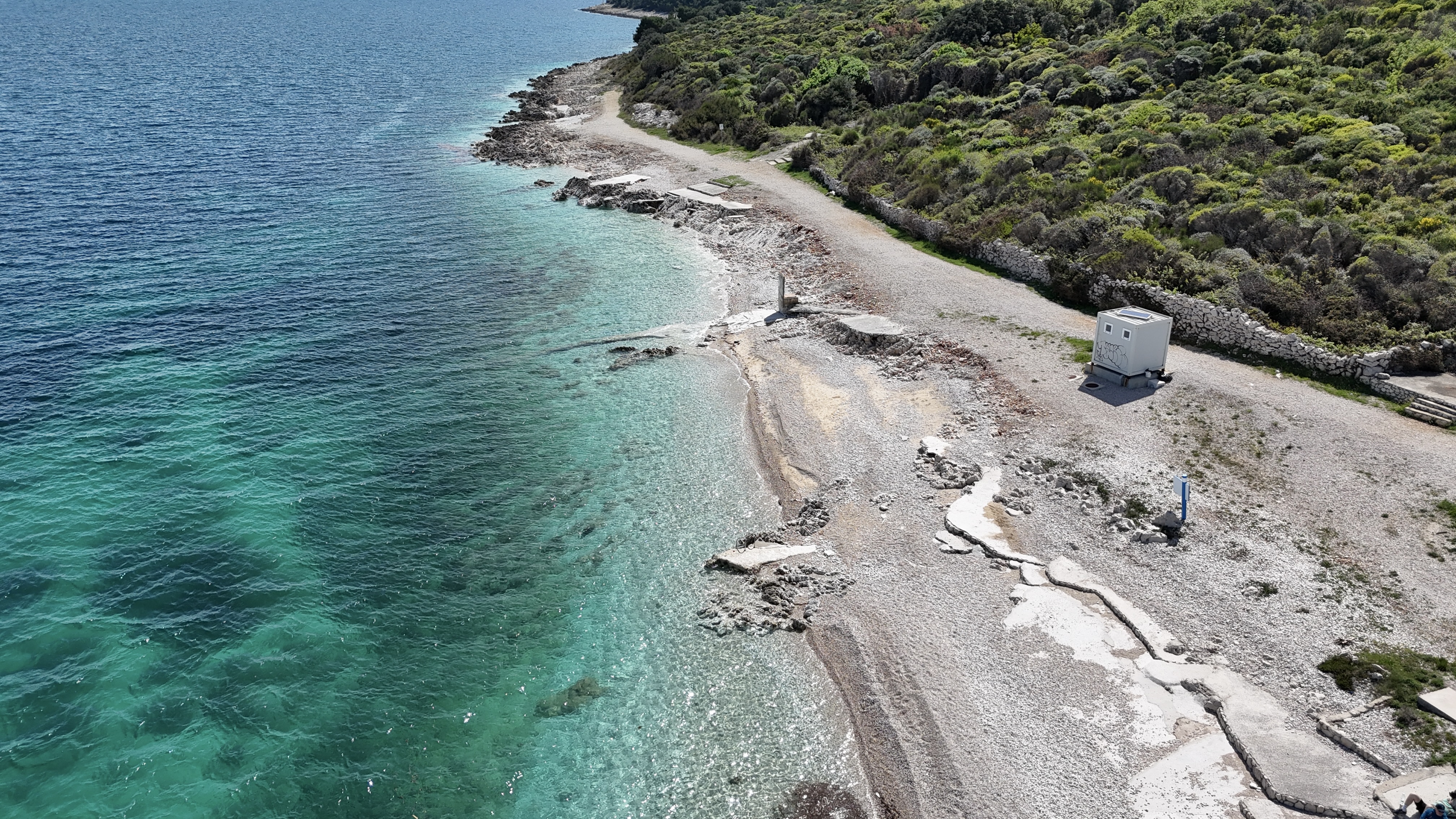 Hauptstrand von Ravni – Hunde erlaubt Hauptstrand von Ravni – Hunde erlaubt
