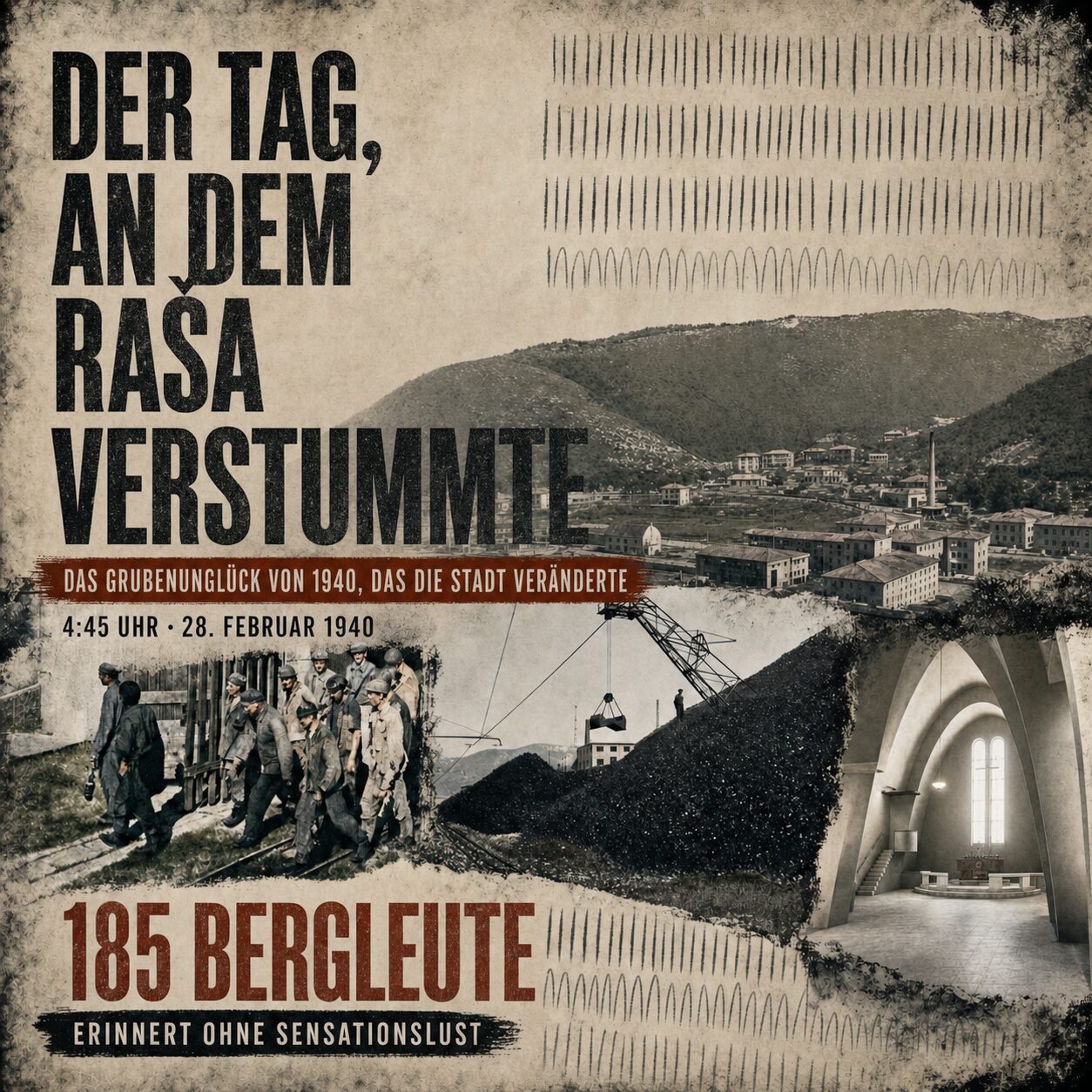 Informationsbild zur Rasa-Minenkatastrophe Informationsbild zur Rasa-Minenkatastrophe