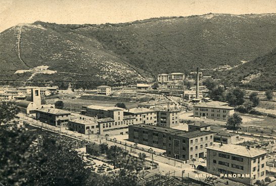 Raša panorama in 1937 Panorama of newly built Raša in 1937