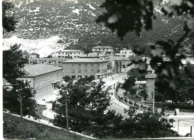 Raša during the socialist period Panorama of Raša during the socialist period