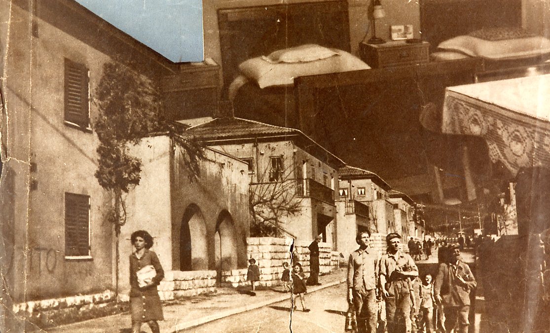 Mining Raša reportage collage Collage prepared for a 1950s newspaper report on mining Raša
