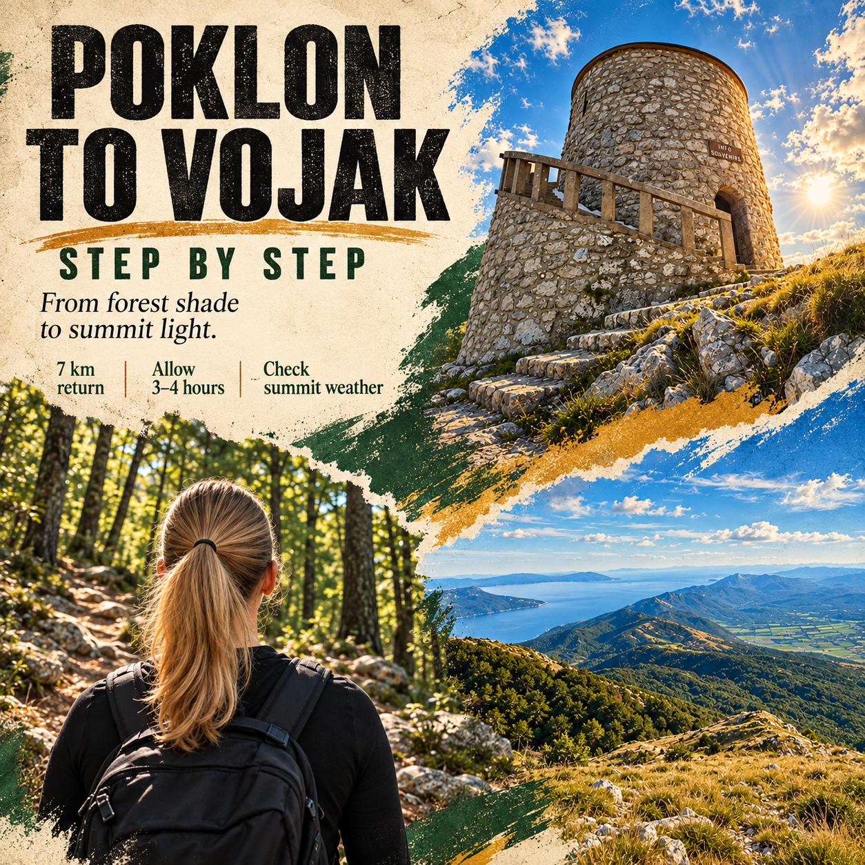 Poklon to Vojak: The Step-by-Step Trail Guide to Istria's Highest Summit Poklon to Vojak: The Step-by-Step Trail Guide to Istria's Highest Summit